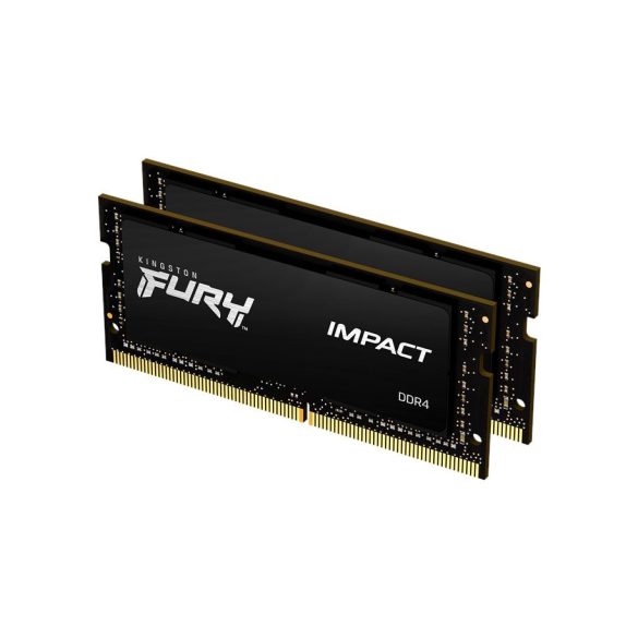 Kingston 16GB DDR4 2666MHz Kit(2x8GB) SODIMM Fury Impact Black