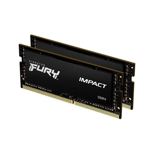 Kingston 16GB DDR4 3200MHz Kit(2x8GB) SODIMM Fury Impact Black